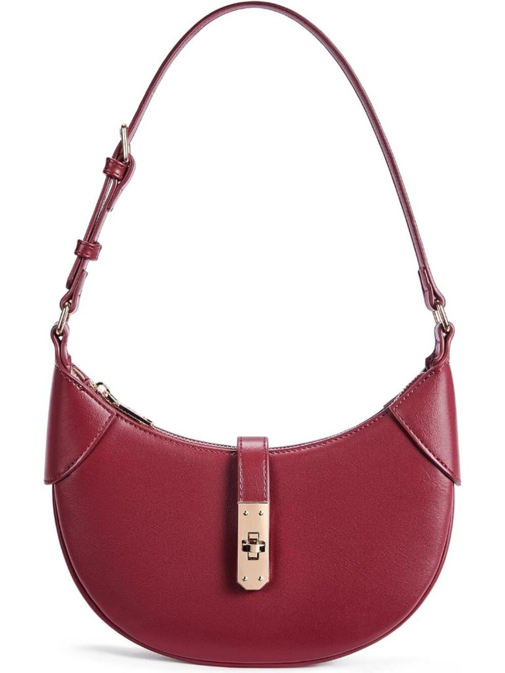 Shoulder Bags for Women Small Crescent Moon Underarm Purse Trendy Vegan Leather